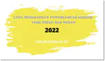 Cara Menggambar Pemandangan Gunung Yang Indah dan Mudah